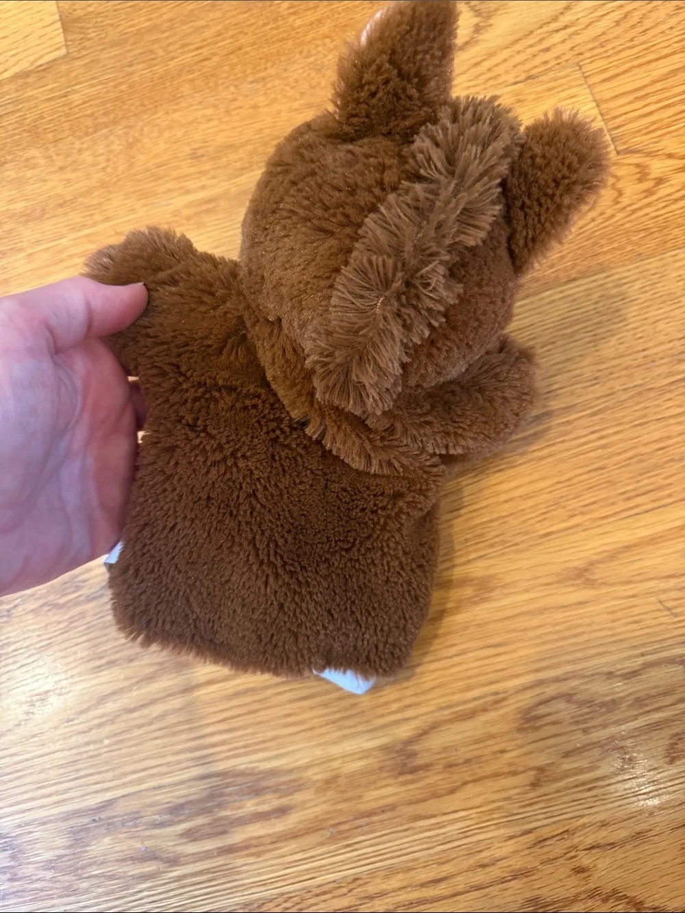 Plush Brown Horse Hand Puppet - Soft Kids Toy